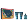 Set Versace: Eros Eau De Parfum For Men, 50 ml + Eros Dušo želė For All Skin Types, 50 ml + Eros Hydrating After-Shave Balzamas, 50 ml