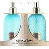 Newcos VIVIAN GRAY rinkinys Gemstone Jasmine & Patchouli: skystas kremas-muilas ir rankų losjonas, 2 x 300 ml