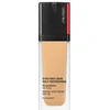 „Shiseido Synchro Skin“ gaivinantis skystas makiažo pagrindas be aliejaus, 350, klevo spalvos, SPF 30, 10 ml *Testuojamasis rinkinys