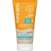 „Topicrem Sun Protect“ drėkinamosios ir apsauginės putos veidui ir kūnui prieš buvimą saulėje SPF 50, 50 ml