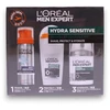 Kelioninis rinkinys „L'Oreal Paris“: „Men Expert“, be alkoholio, drėkinamasis – regeneruojamasis, dienai – nakčiai, kreminis, veidui, 50 ml + „Men Expert“
