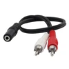 AK267 Jack 3.5 to 2 RCA adapteris