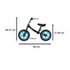 Balansinis dviratukas Trike Fix, juodas