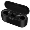 Bluetooth ausinės su mikrofonu ir maitinimo bloku, juodos
