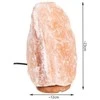 Druskos lempa 3-5kg.