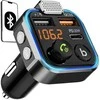 FM Bluetooth siųstuvas USB MP3 įkroviklis su laisvų rankų funkcija