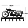 Kabykla rūbams ir raktams Motociklas, 40cm, juodos splavos