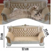 Kartoninė kačių draskyklė sofa, 52x22x23cm
