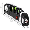 Lazerinis nivelyras, 3in1 su matavimo metru 250cm