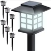 LED Sodo šviestuvai su saulės baterija, 6 vnt.