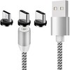 Magnetinis įkrovimo laidas 3w1 micro typ-c