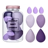 Makiažo kempinėlės, violetinės, 7 vnt.