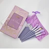 Makiažo šepetėlių rinkinys, 13 vnt., violetinis