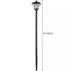 Reguliuojamo aukščio sodo LED žibintas su saulės kolektoriumi, 57-155 cm, 1 vnt.