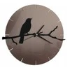 Sieninis laikrodis Bird ruda, 30cm