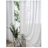 Sniego baltumo dieninės užuolaidos Snow, 400x250cm