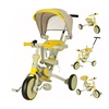 Triratukas Trike Fix 6in1, geltonas