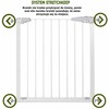 Apsauginiai vartai Springos SG00001AC 76-120 cm