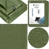 Brezentas Springos 5x8 m 120 g/m² žalias