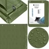 Springos Brezentas 6x9m 120g/m2 žalias polietileno