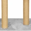 Kelių aukštų kačių draskyklė, 101-160 cm, Pilkos / smėlio spalvos