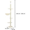 Springos Kačių draskyklė 240–265 cm, 5 lygiai