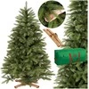 Springos Dirbtinė eglutė Royal Trees Skandinaviška 180 cm su mediniu stovu