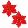 Kalėdinė puošmena Poinsettia Springos 13x13 cm