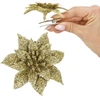 Kalėdinė puošmena Springos poinsetija 8x8 cm