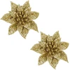 Kalėdinė puošmena Springos poinsetija 8x8 cm
