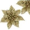 Kalėdinė puošmena Springos poinsetija 8x8 cm