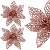 Kalėdinė puošmena Springos Poinsettia 11x11 cm