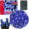 Kalėdinės lemputės Springos 400 LED, 26 m, mėlynos
