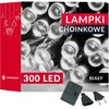 Kalėdinės lemputės Springos 300 LED, 21 m, šaltai balta