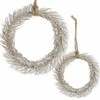 Dekoratyvinė šaka Springos, 10 cm, ruda/žalia/sidabrinė