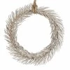 Dekoratyvinė šaka Springos, 10 cm, ruda/žalia/sidabrinė