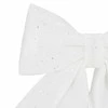 Kalėdinis kaspinas Springos 30 cm baltas