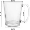 Latte kavos stiklinės Springos HA7497, 300 ml, 6 vnt.