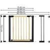 Springos Apsauginiai laiptų vartai 75-103 cm