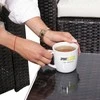 Lauko baldų komplektas Modulinis sodo baldų komplektas Springos GF0062 staliukas, fotelis, sofa, 4 moduliai, rudos-kreminės spalvos