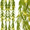 Šviesos dekoracija su dirbtiniais lapais Springos CL4125, 5,85 m, 200 LED
