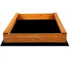 Medinė smėlio dėžė Springos PS120IE 120x120 CM