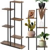 Gėlių stovas Springos GA0211 su 6 lentynomis, 113 cm, metalinis
