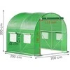 Šiltnamio plėvelė Springos GT0001F 2x2x2 m