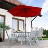 Sodo skėtis Springos GU0032 250 cm raudonas