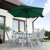 Sodo skėtis Springos GU0033 250 cm tamsiai žalias