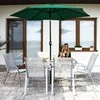 Sodo skėtis Springos GU0033 250 cm tamsiai žalias
