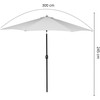 Springos Sodo skėtis 300 cm