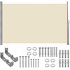 Šoninė markizė Springos AW0010 300x200 cm šviesiai smėlio spalvos