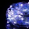 Springos 20 LED Mikrolempučių Girlianda, Šalta Balta + Mėlyna, 1,9 m